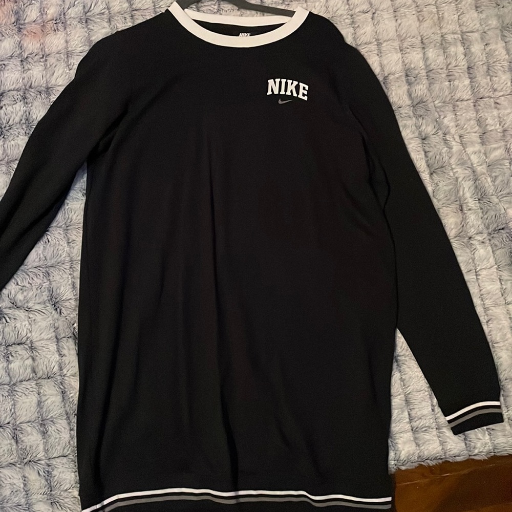 Nike black long sleeve dress